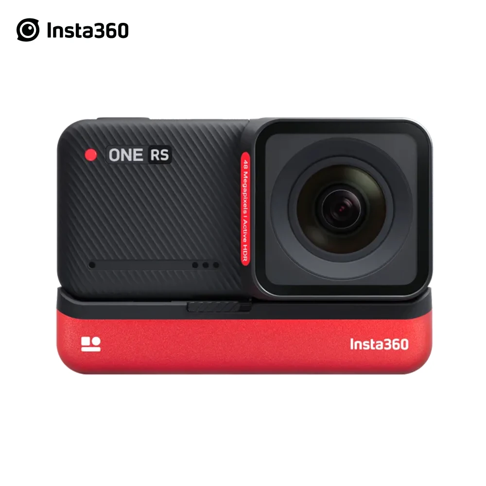 

Insta360 ONE RS – Waterproof 4K 60fps Action Camera & 5.7K 360 Camera with Interchangeable Lenses, Twin/ 4K Edition