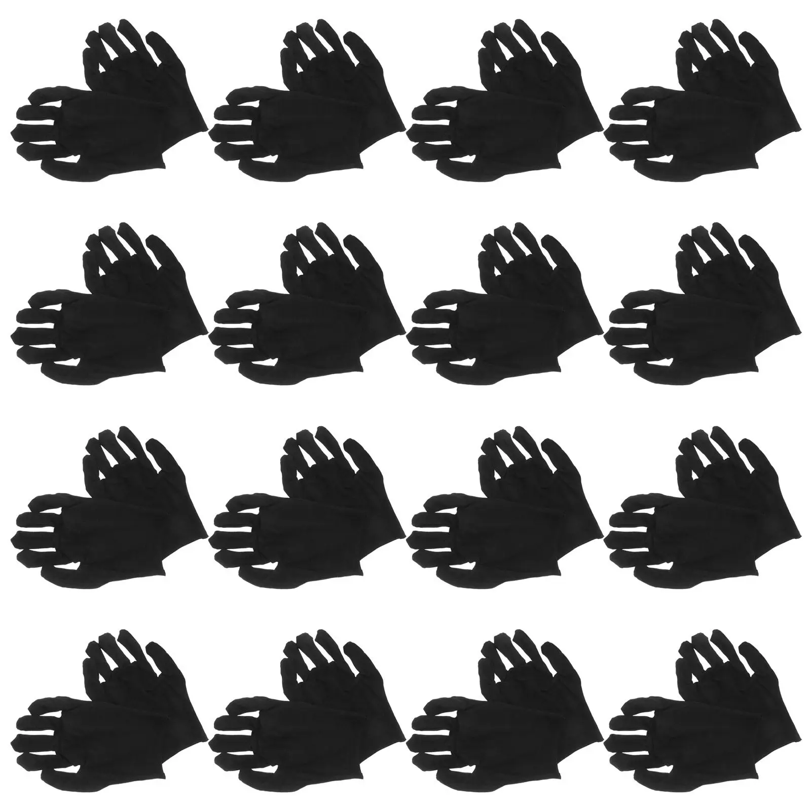 

12Pairs Thickened Cotton Working Gloves Waterproof Anti-Skid Wear-Resistant Breathable Safety Gloves for Gardening Warehouse