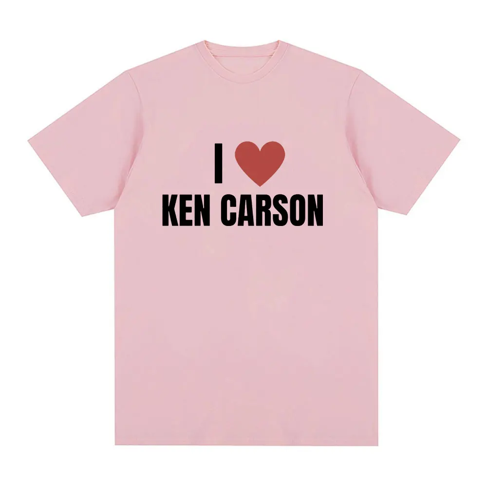 I Love Ken Carson T Shirts Men Women Fashion Hip Hop T-Shirt 100% Cotton Casual Cozy Oversized Short Sleeve T-shirts Streetwear