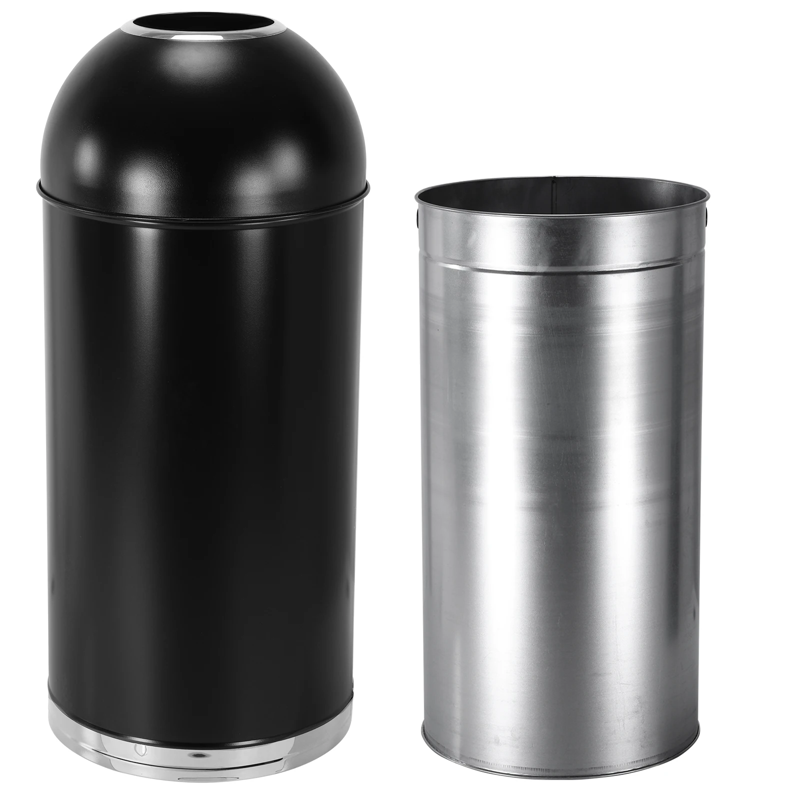 

Уличный высокий мусорный бак на 58 л со съемным внутренним ведром, большой контейнер для отходов, подходит для отелей, ресторанов и кофеен