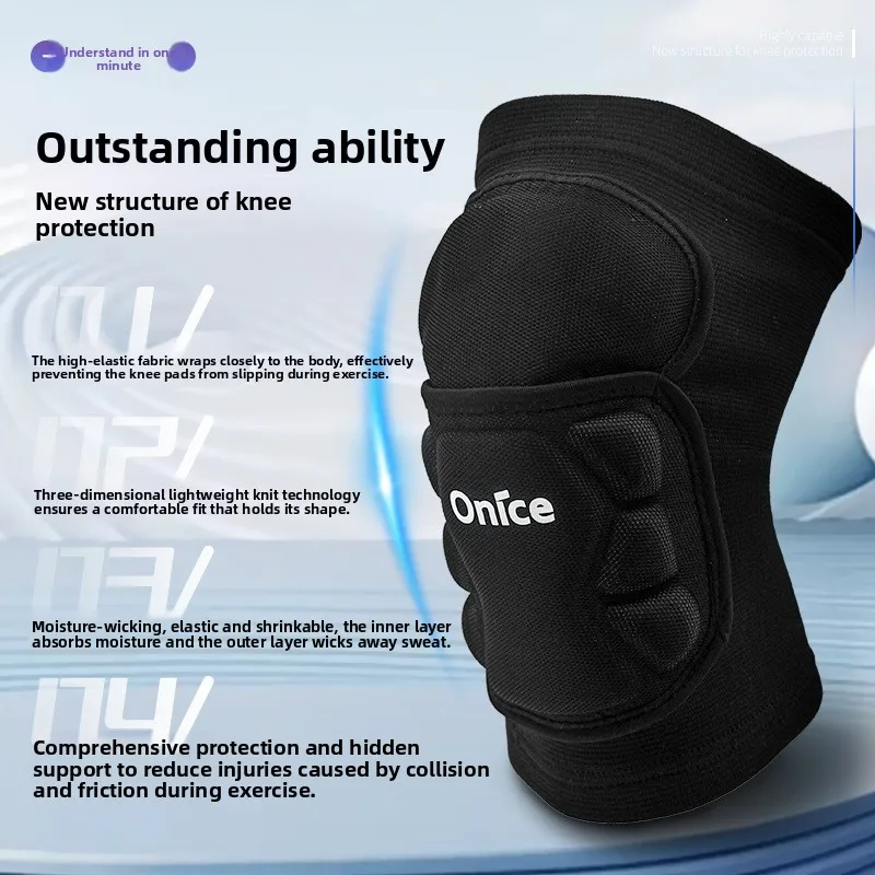 Tactical Knee and Elbow Pads Set Thickened Anti-fall Protective Gear for Crawling Training Sports and Military Training for Men