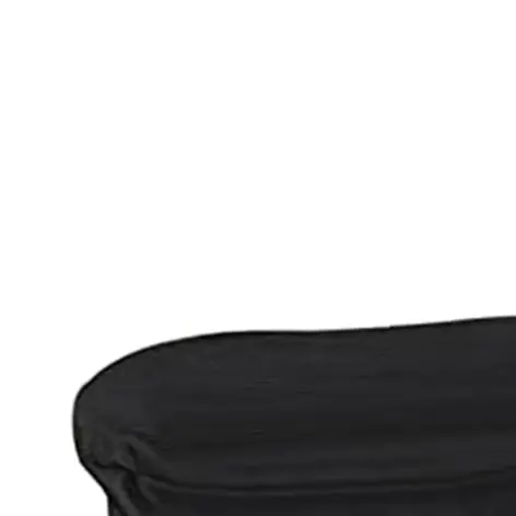 Black 420D Oxford Cloth Oval Pool Cover Dustproof Sunproof With Drawstring For O-utdoor Swimming Pool Water Tank Protection