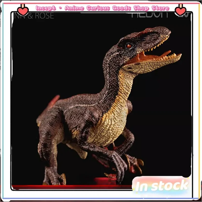 

In Stock Jurassic Dinosaur Running Velociraptor Couple Version Adult and Child Simulation Model Toy Birthday Toy Collection Gift