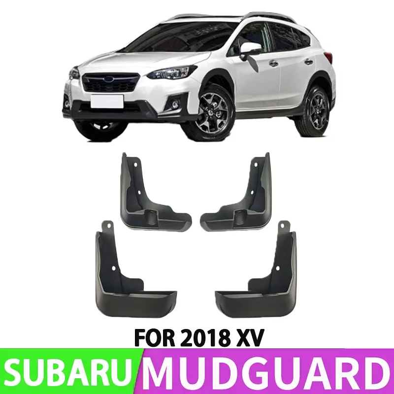 Splash Protection for the Front and Rear Wheels of the 2018 Subaru Outback XV Car
