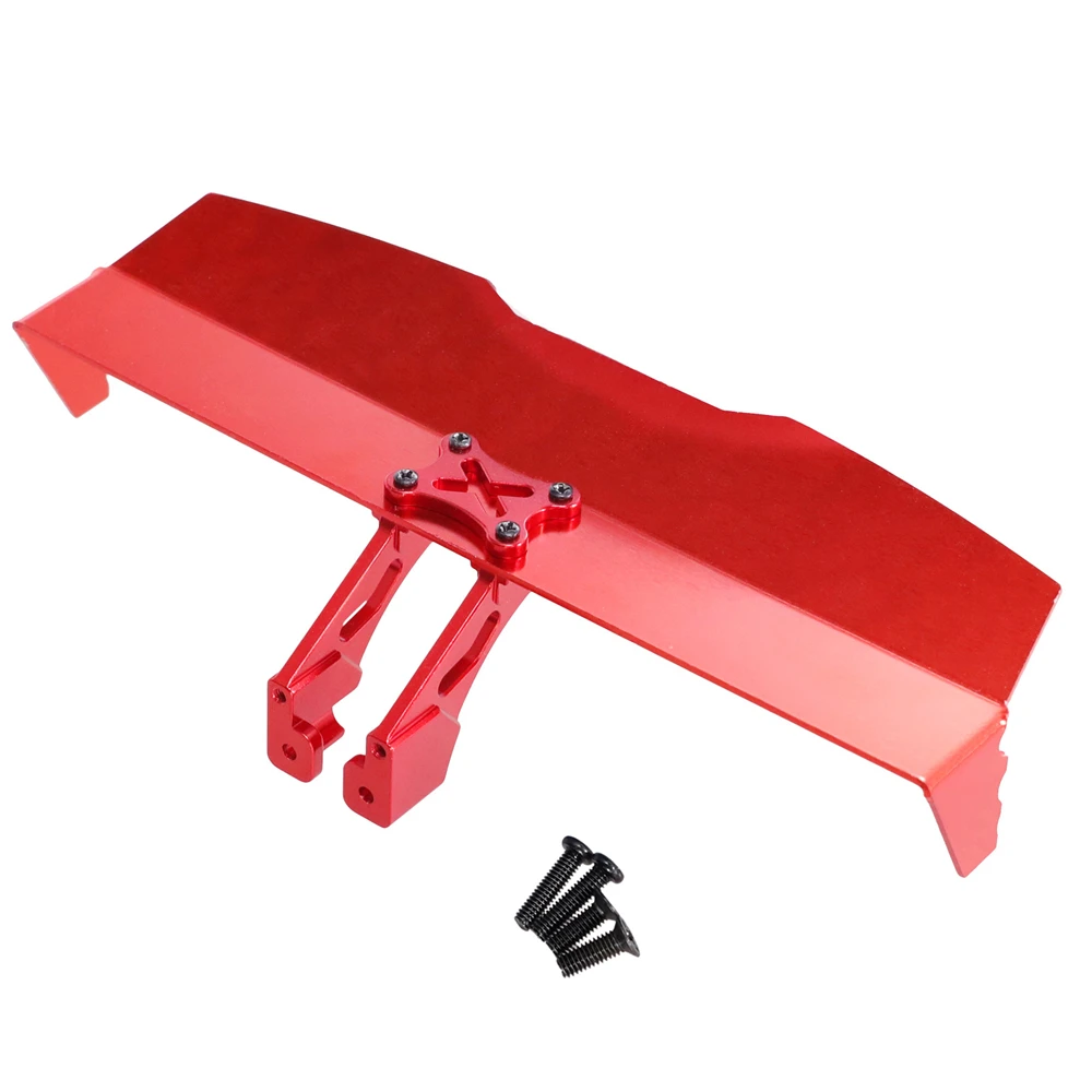 Aile arrière en métal améliorée pour Wltoys 124016 124017 124018 124019 144001 1/12 1/14 RC, pièces de rechange pour voitures, accessoires