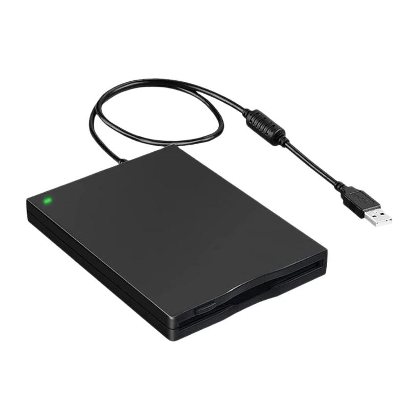 A2BA 3.5inch External USB Floppy Disk Reader Drive For Office Use And Personals Data Storage
