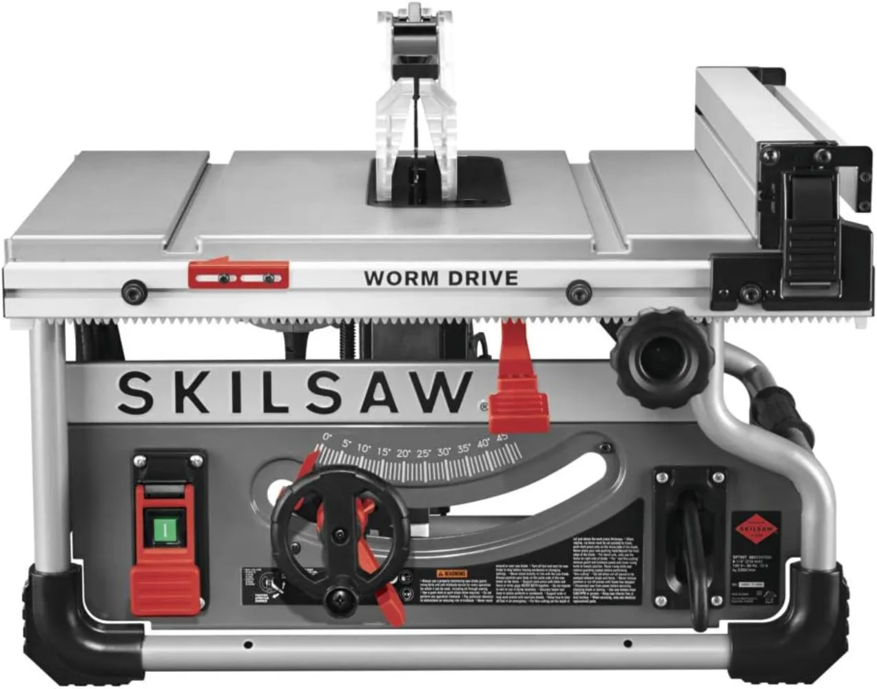 8-1/4 Inch Portable Worm Drive Table Saw All-metal Construction Delivers Legendary Durability Easy To Move Around Jobsite