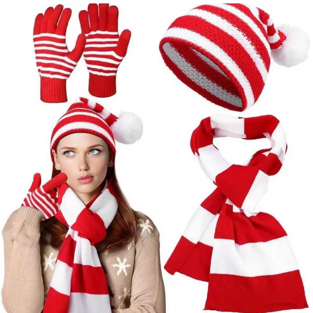 ensemble-chapeau-echarpe-et-gants-de-noel-chapeau-d'elfe-tricote-avec-clochettes-et-pompon-echarpe-chaude-gants-accessoires-d'hiver-unisexes