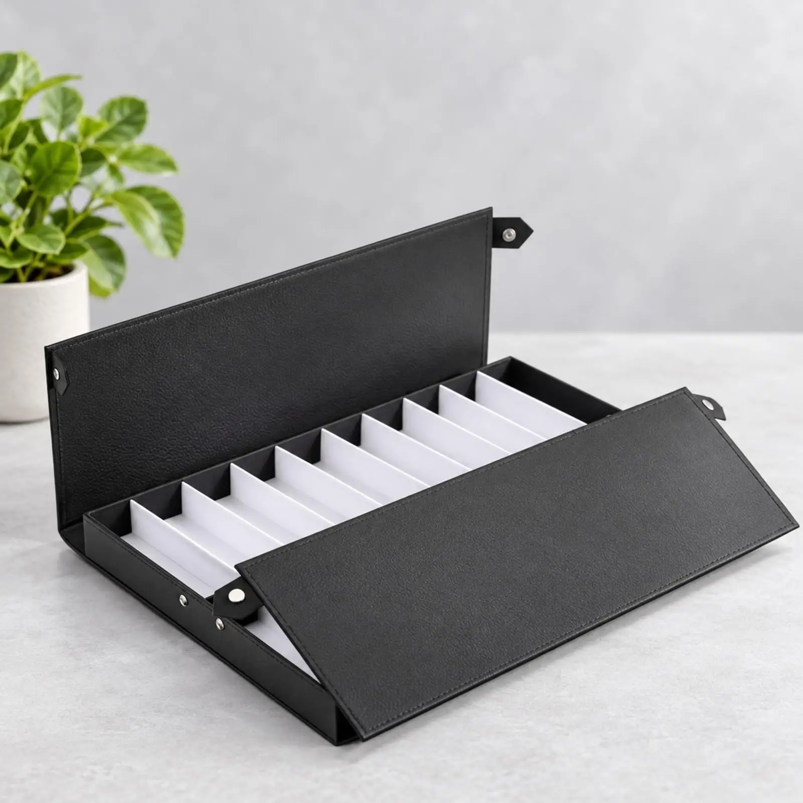 Sturdy Eyeglasses Storage Box with Divided Interior Long-Lasting Optical