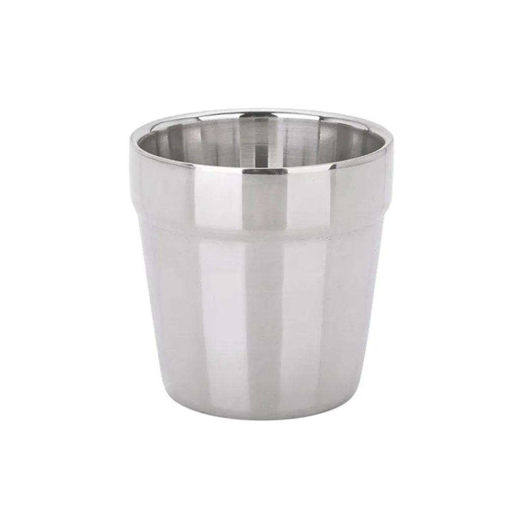 180ml Modern Stainless Steel Cups Pint Cup Coffee Mug Kids Tumbler