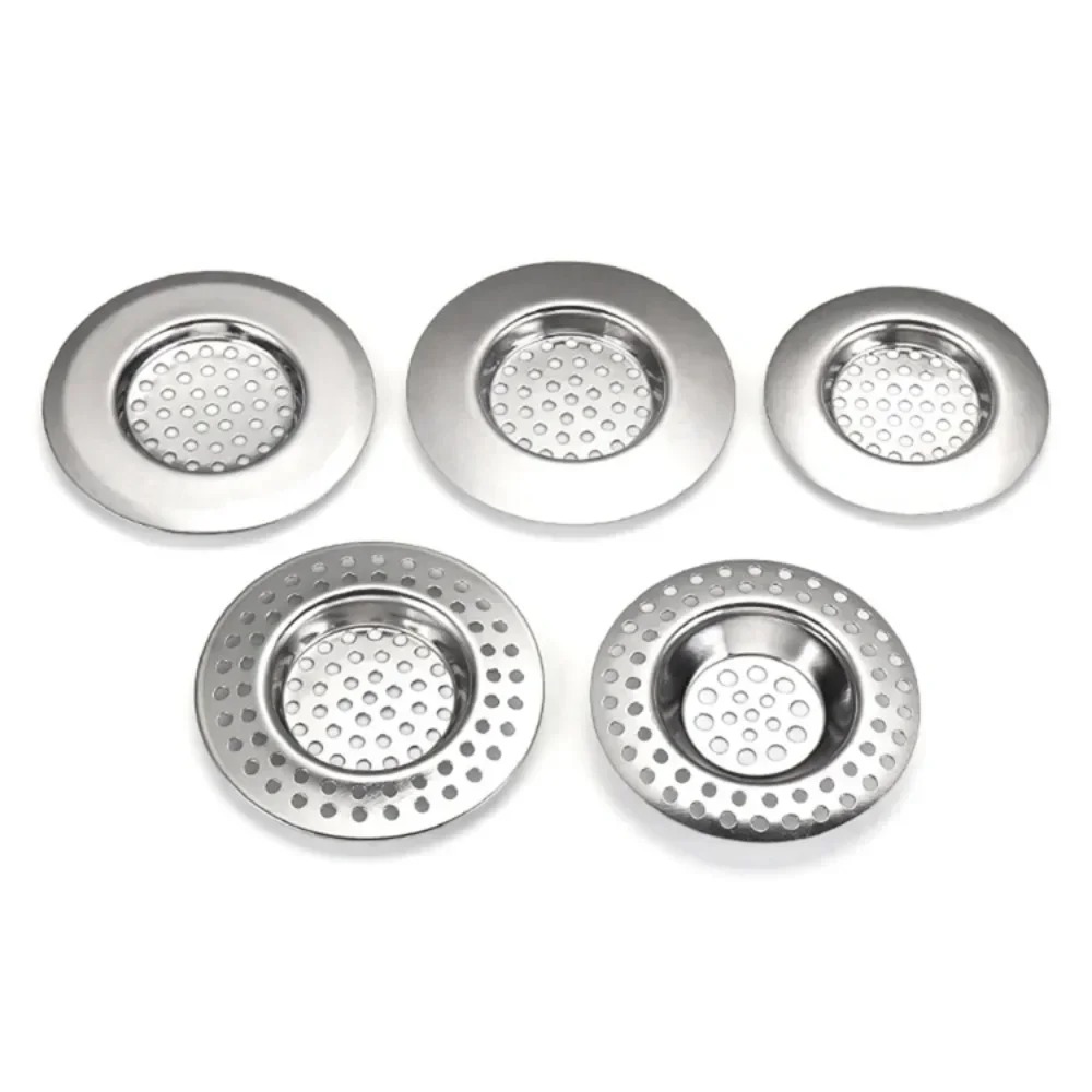 New Sink Strainer Kitchen Sink Grid Filter Drain Hole Filter Mesh Protection Against Clogging Kitchen Accessorie Stainless Steel