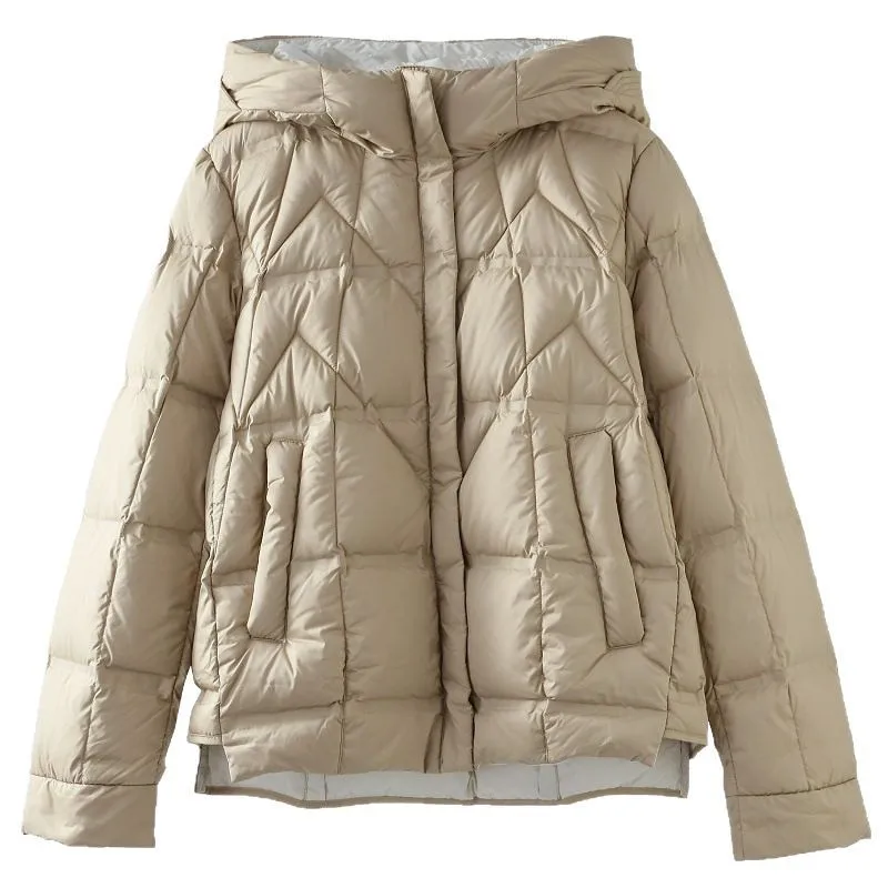 Autumn/Winter Women's Down Jacket Commuter Korean Edition Hooded Casual Jacket