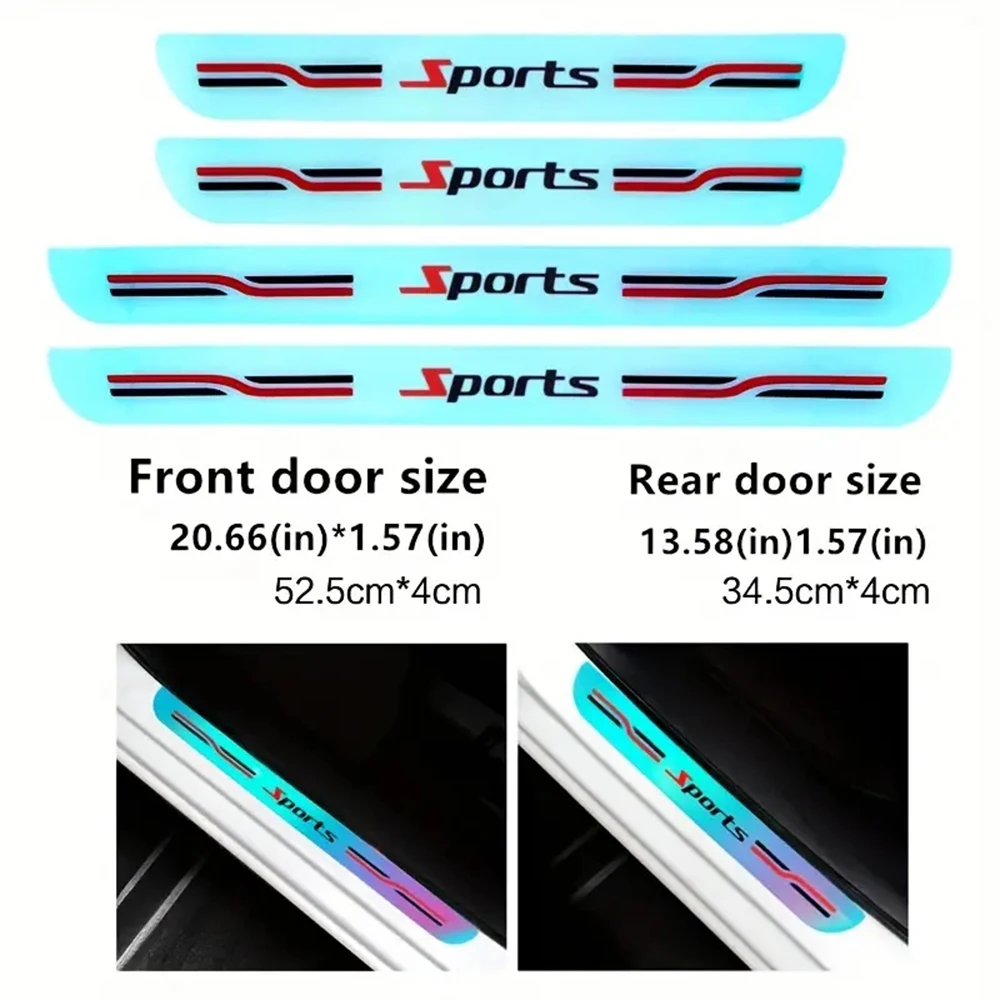 

Door Sill Trim External Accessories Car Stickers Protector Styling Pedal Auto For Xpeng G9 Fluorescence Plate Rubber Pad 2022+