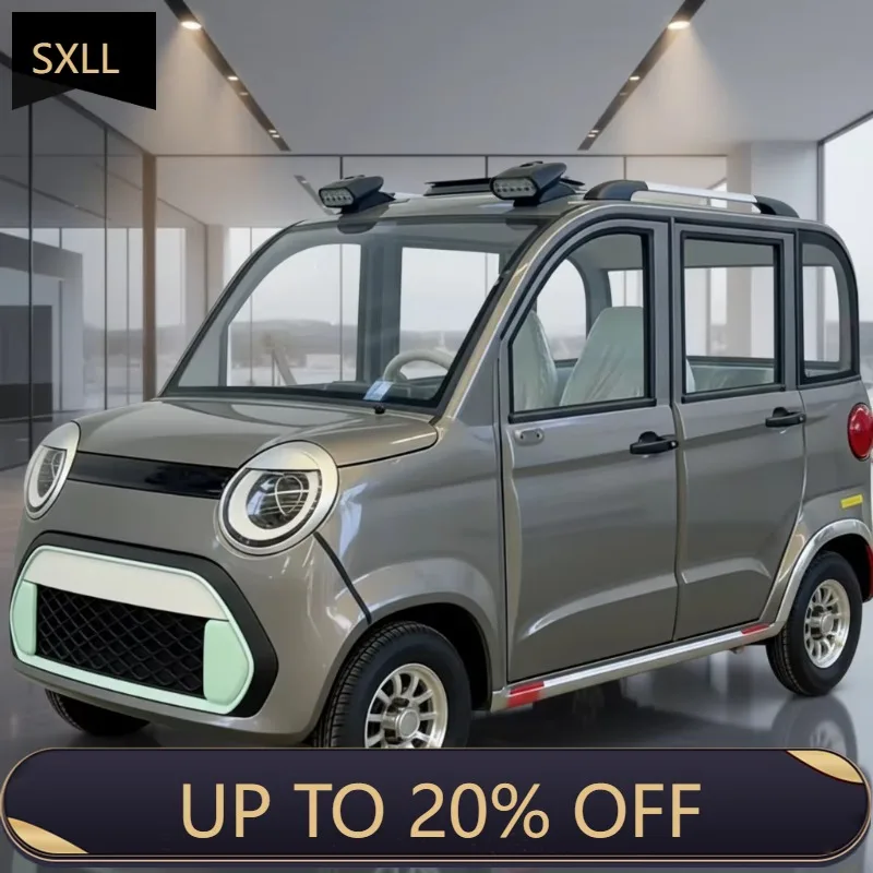 

SXLL Adult mini electric four-wheeler with enclosed cab, optional 60V/72V, 2000W motor, EEC certified, range 100 kilometers