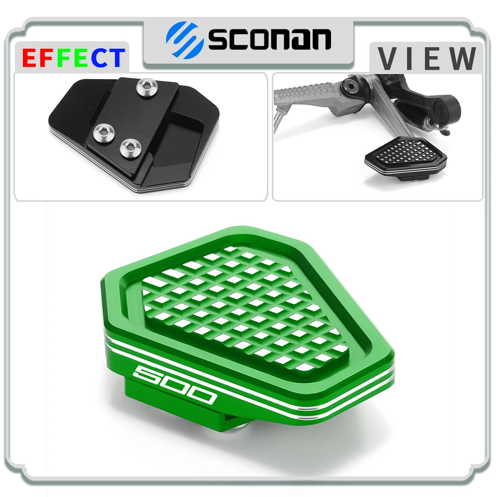 

2025 Motorcycle Accessories Aluminum Foot Lever Brake Enlarge Extension Pedal Pad Decoration For ninja 500 ninja500 2024-2025