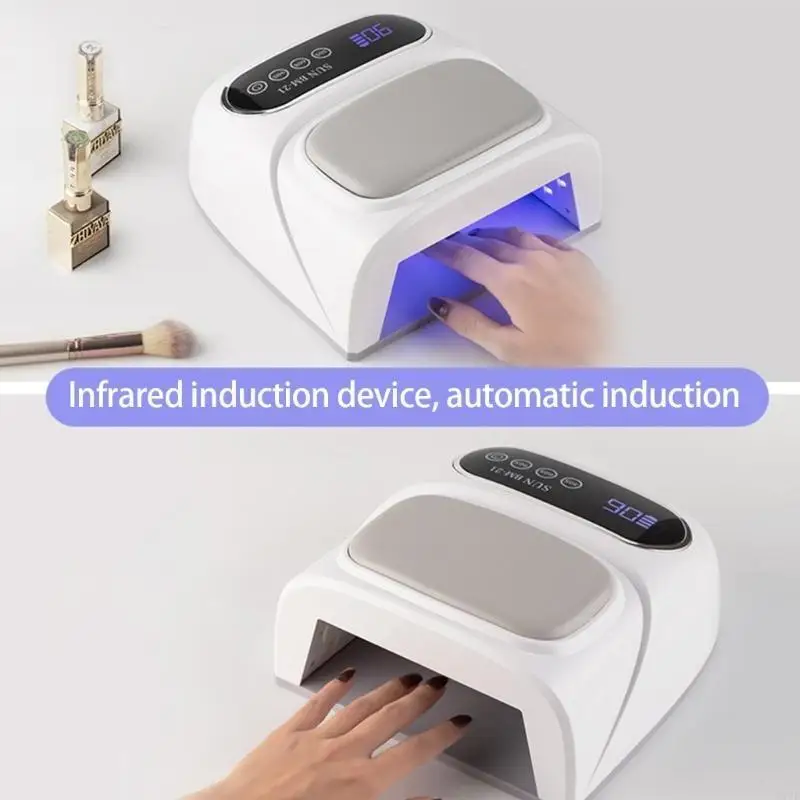 

C1FF Rechargeable Cordless Lamp Ergonomic Hand Rest For Gel Curing Light