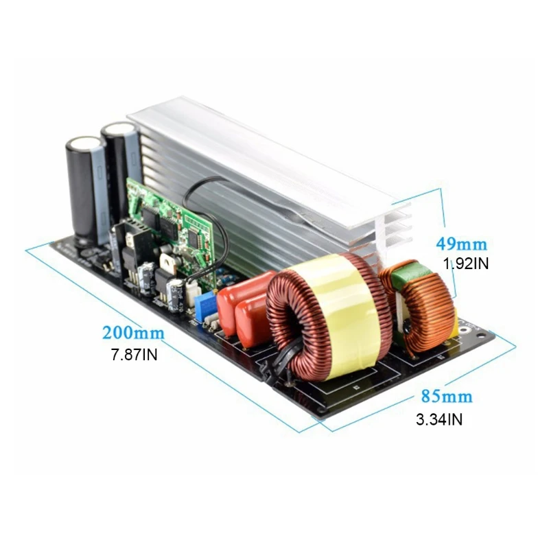 

3000w Modified Sine Inverter to Sine Rear Board with Heat Sink Post-stage Boards Correction Replacement P15F