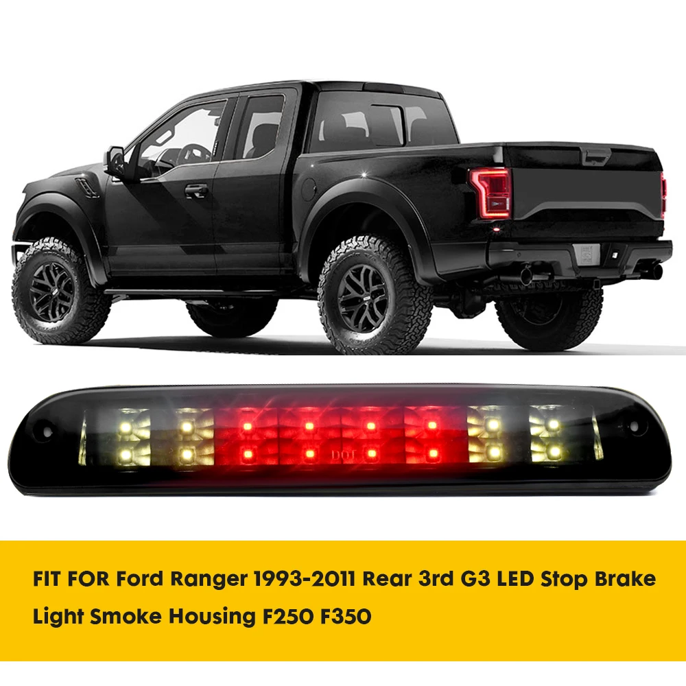 For Ford Ranger 1993-2011 LED 3rd Tail Light High Mount Third Brake Taillight Cargo Lamp For Mazda B2300 B2500 B3000 1995-2003