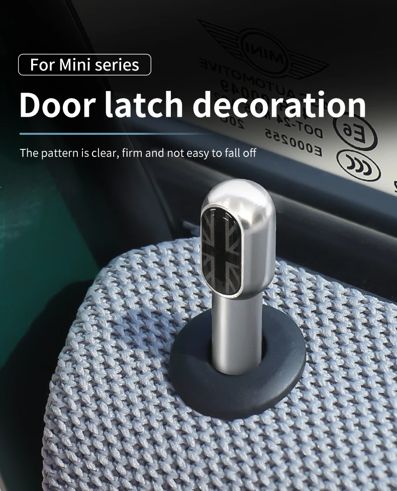 Auto-Türstift-Dekoration für BMW Mini Cooper S F56 F55 F54 F60 R56 R60 F65 U25 Clubman Countryman Metall Auto-Innenausstattung Zubehör – Detail 2