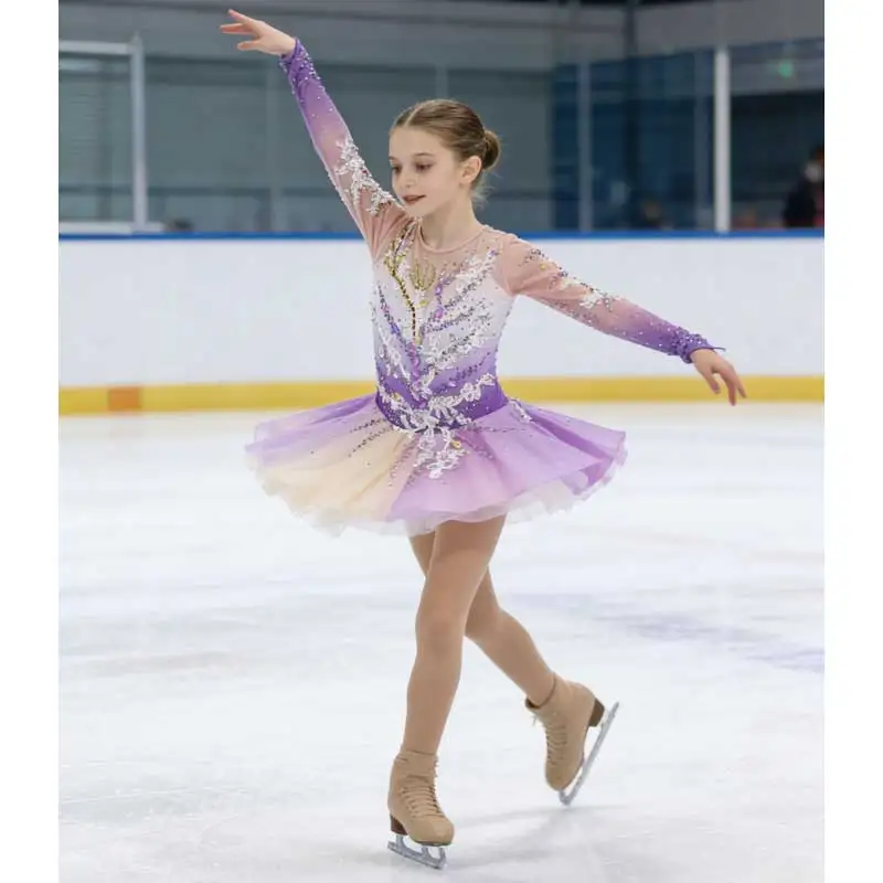 

Figure skating performance dress, grading test performance dress, competition dress, gymnastics uniform