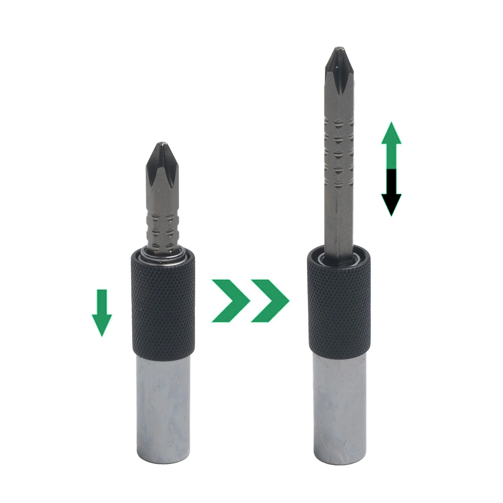 Zubehör für elektrische Bohrmaschinen, verstellbarer magnetischer Schraubendreher-Bithalter, schnelles Installationswerkzeug zum Schrauben von Schränken und Möbeln