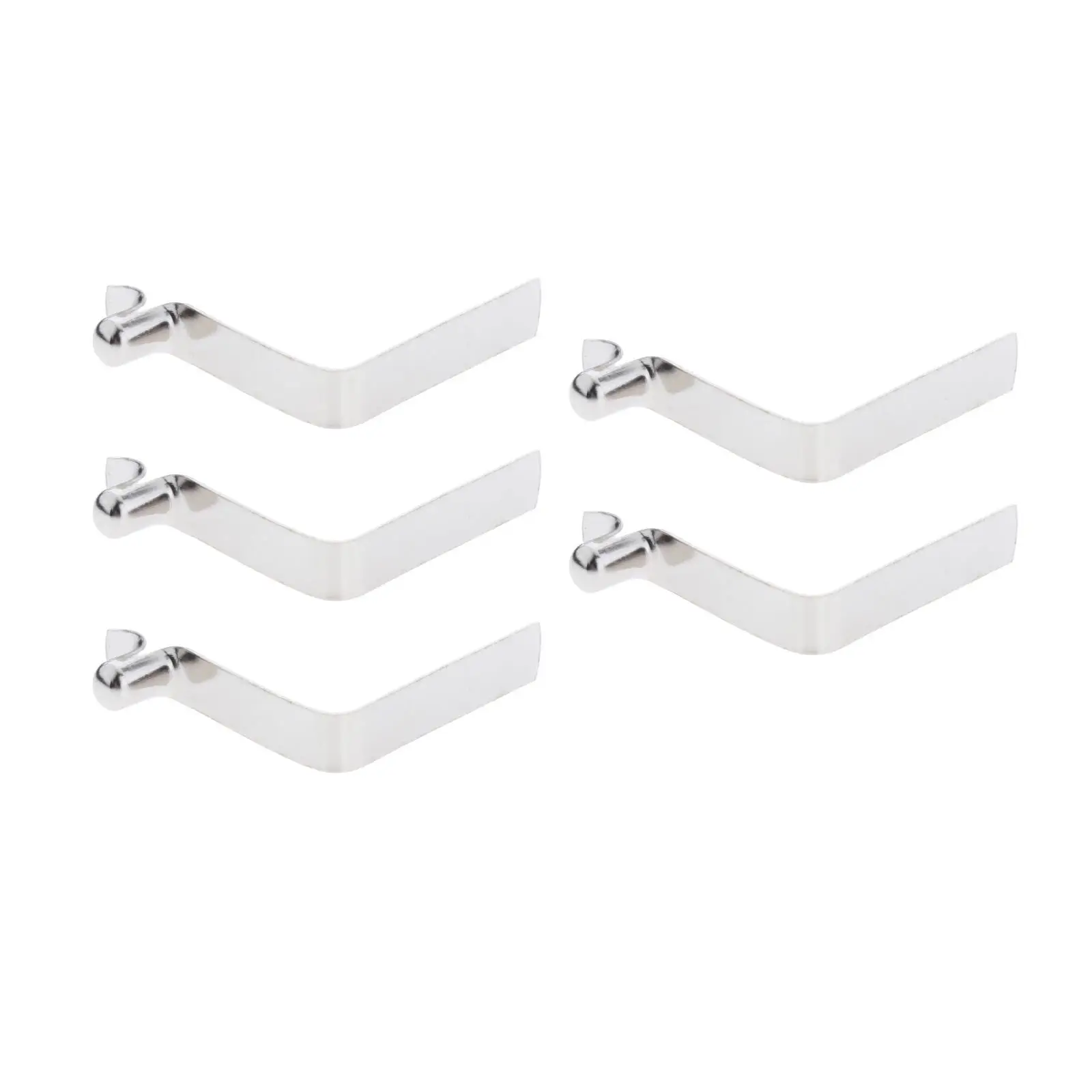5x Kayak Paddle Tent Pole Spring Snap Clip Single Button Clips Locking Push Button for 10-30mm Dia Pipe Chair Tube Lock Camping