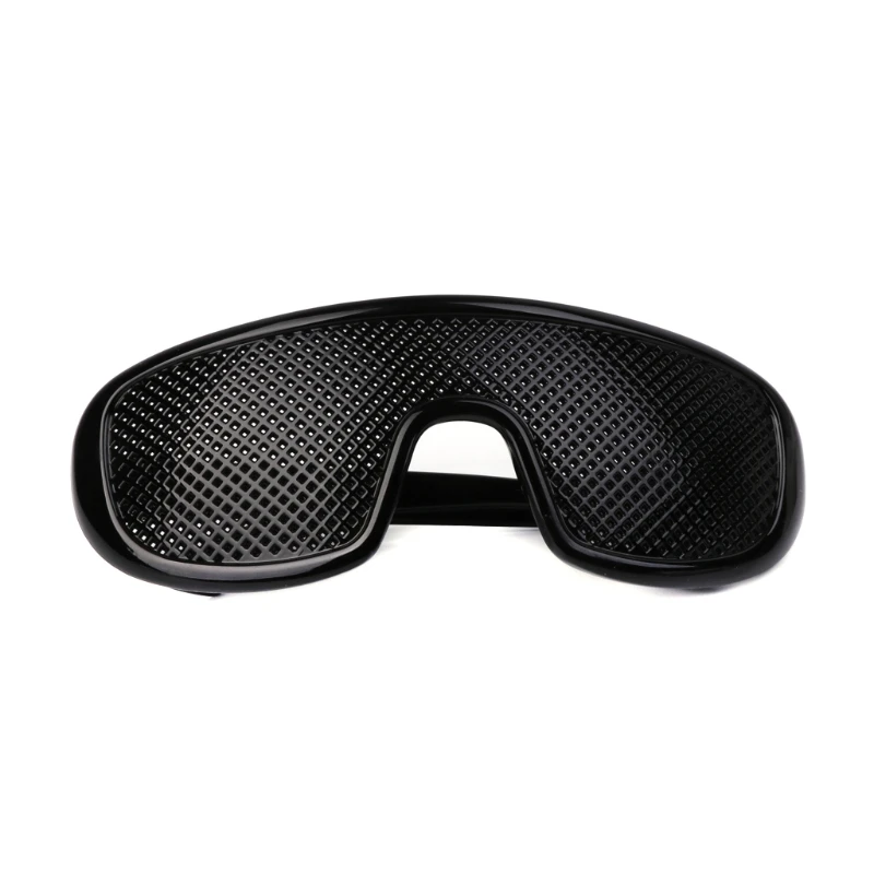 Pinhole Glasses Big Frame Small Holes Resin Lens Eye for Protection Equipment for Female Male Reading Books Magazines To