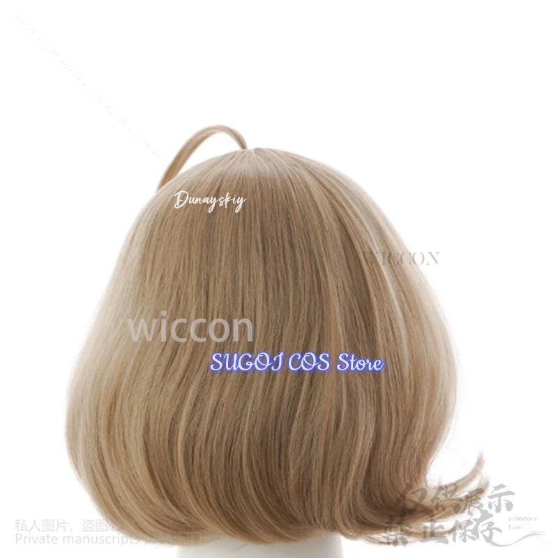 Anime Game GODDESS OF VICTORY:NIKKE Cosplay Anis Brown Synthetic Hair Shorts Kawaii Japanese Girls Wigs Jirai Kei Halloween Cos