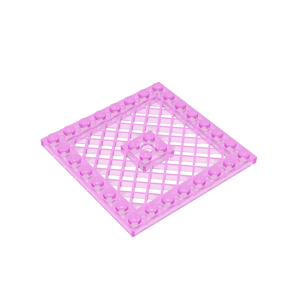 

EKBricks Building Blocks EK-1122 8 X 8 Plate with Grille Modified Educational Compatible with Lego 4151 - Children's DIY Toy