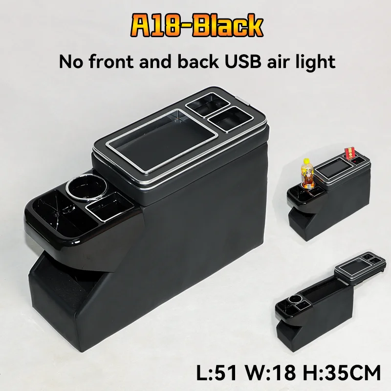 Suitable For Toyota Noah/Voxy Honda Stepwgn Freed Armrest Box Central Modification Storage Apartment Armrest Cup Holders Console