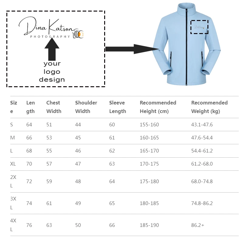 شعار مخصص سترات تكتيكية للرجال معاطف خفيفة الوزن مع جيوب مقاومة للماء للتنزه في الهواء الطلق للزوجين C2407