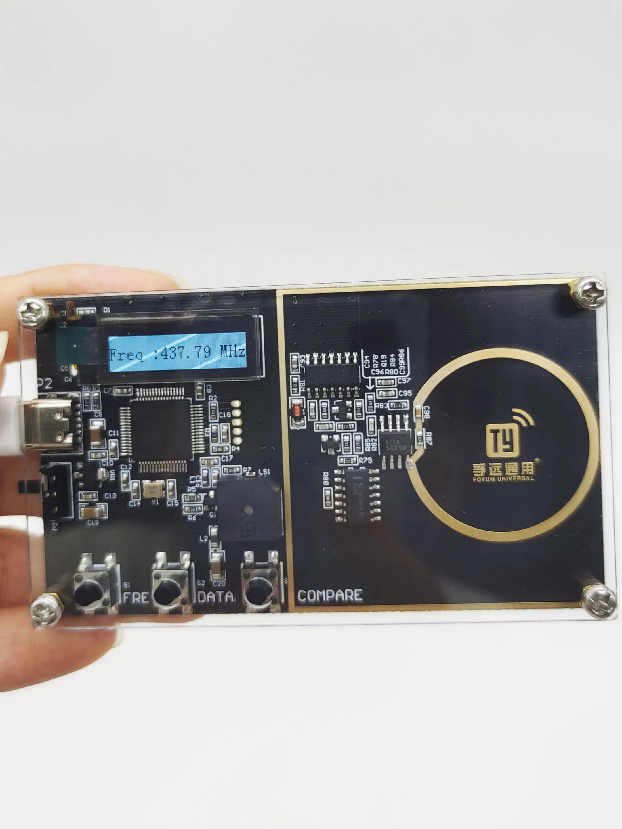 Testeur de télécommande universel, détecteur de fréquence RF, transmetteur 200-900mhz, comparé les données, détecteur à distance RF, outils d'inspection