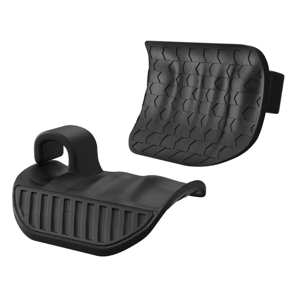 1 Pair Anti-slip Fitness Palm Power Pad Thicken Ergonomic Grip Strength Trainer Soft Silicone Dumbbel Training Handle Men Women #5