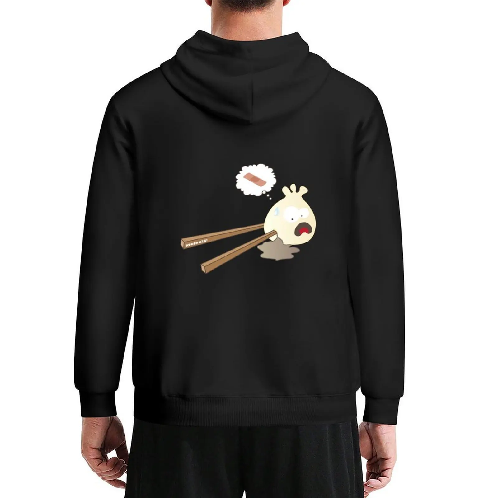 

Dumpling hurt by chopsticks Hoodie clothes for men blouse men clothing mens clothes graphic hoodies