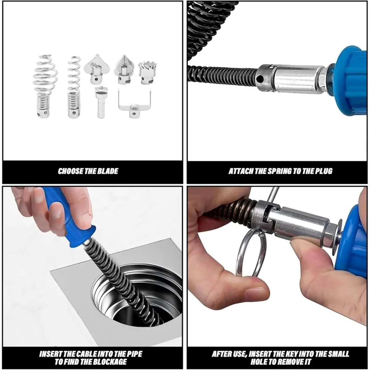 a89z-cable-de-limpieza-de-desagues-solido-de-166-pies-x-1-2-pulgada-con-seis-formas-de-cortadores-desatascador-de-desagues-de-acero-flexible-con-nucleo-solido