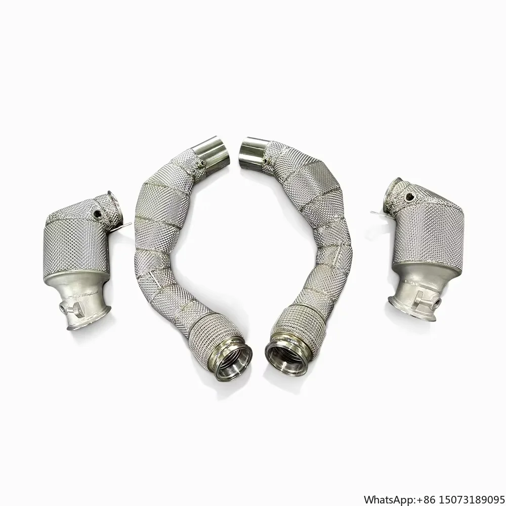 

Suitable for X6/X6M 4.4tt V8 2019-2023 Exhaust Downspout /304 Stainless Steel Exhaust Modification Racing Power Enhancement
