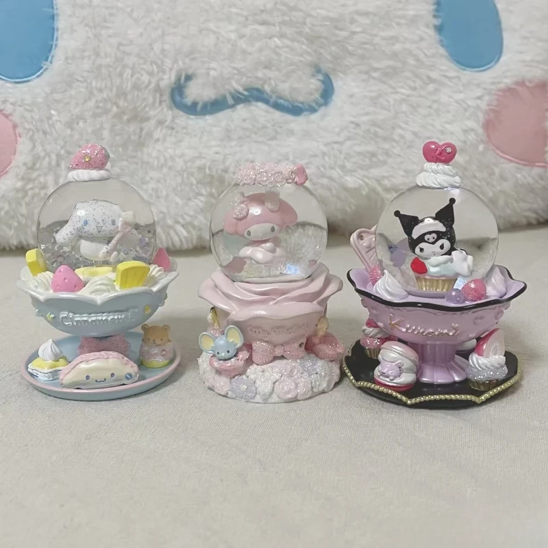 

Sanrio Kuromi Cinnamoroll, японское аниме, оригинальная Милая мультяшная модель для детей, на день рождения, рождественский подарок