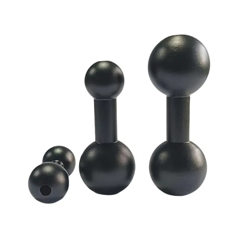 17/20/25mm Aluminum Alloy Double Ball Head Connecting Rod - Portable Motorcycle Camera Installation and Transfer Accessories