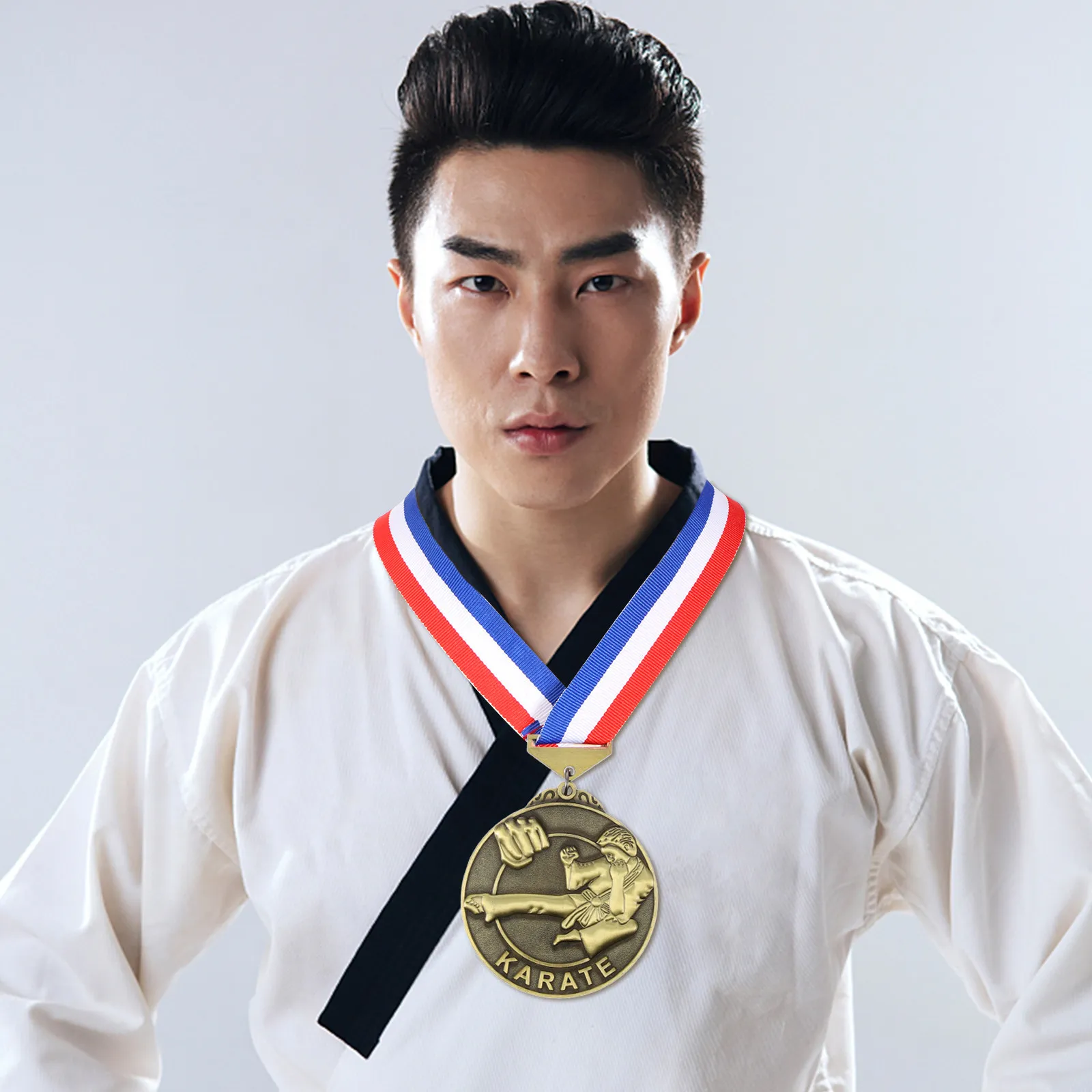 

Медаль из сплава для карате и боевых искусств, малая награда для соревнований, декоративный трофей для мероприятий по дзюдо и тренировок