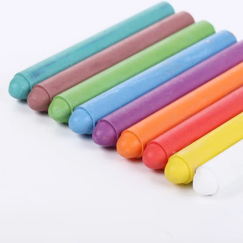 4/6/12pcs Non Dust Healthy Chalks Solid Water Chalk Blackboard Whiteboard  Drawing Pens Chalk Marker School Office Supplies