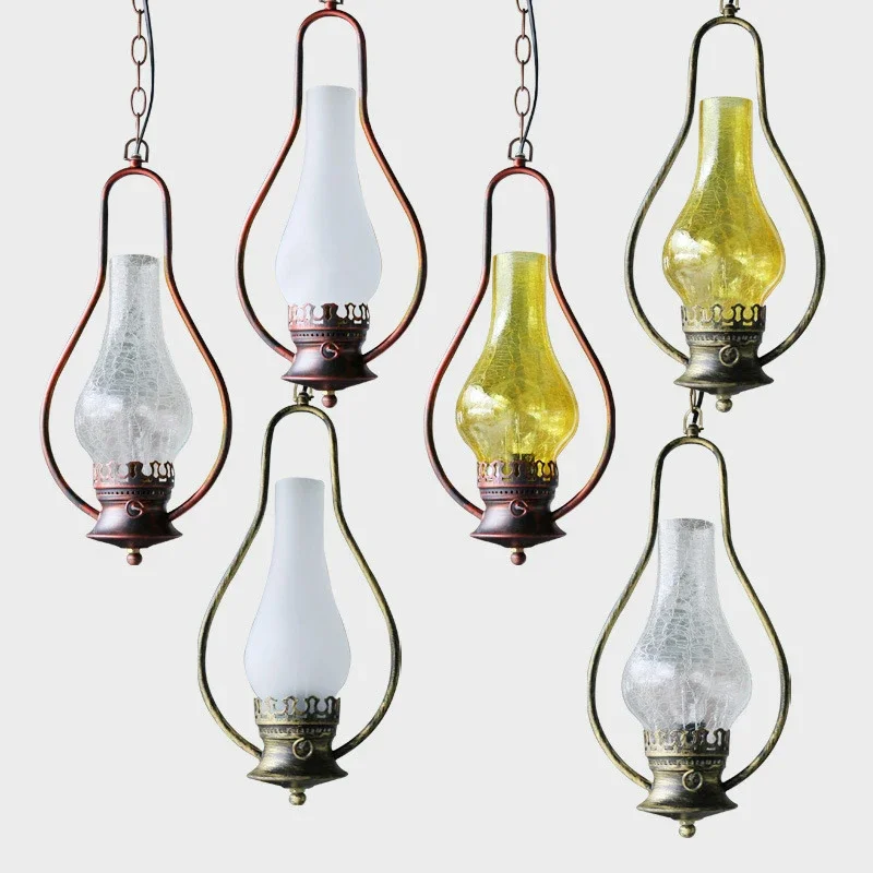 Retro Pendant Lights Hanglamp for Dining Room Bedroom Home Decor Ceiling Lighting Fixtures Loft Industrial Luminaria Chandelier