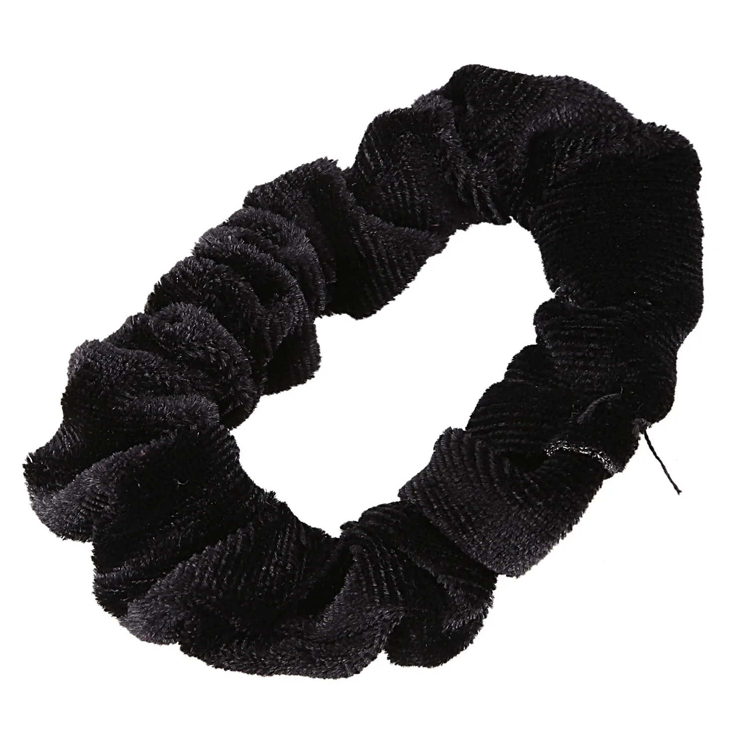 10 Pack Black Velvet Scrunchie Hair Elastics Hair Bobbles Hair Bands