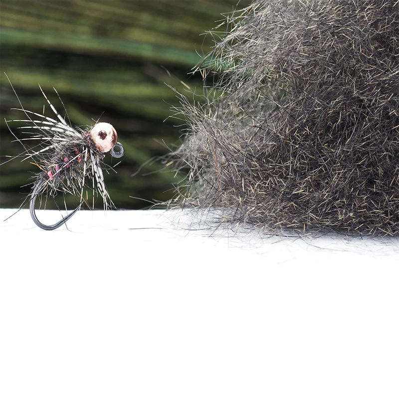 Royal Sissi hot total 4grams big volume natural squirrel dub fly tying spiky nymph dubs undyed raw dubbing fly tying materials