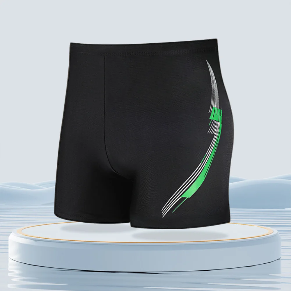 Professional Mens Swim Shorts Quick Drying Breathable Trunks Summer Beachwear Comfortable Swimming Suit For Water Sports