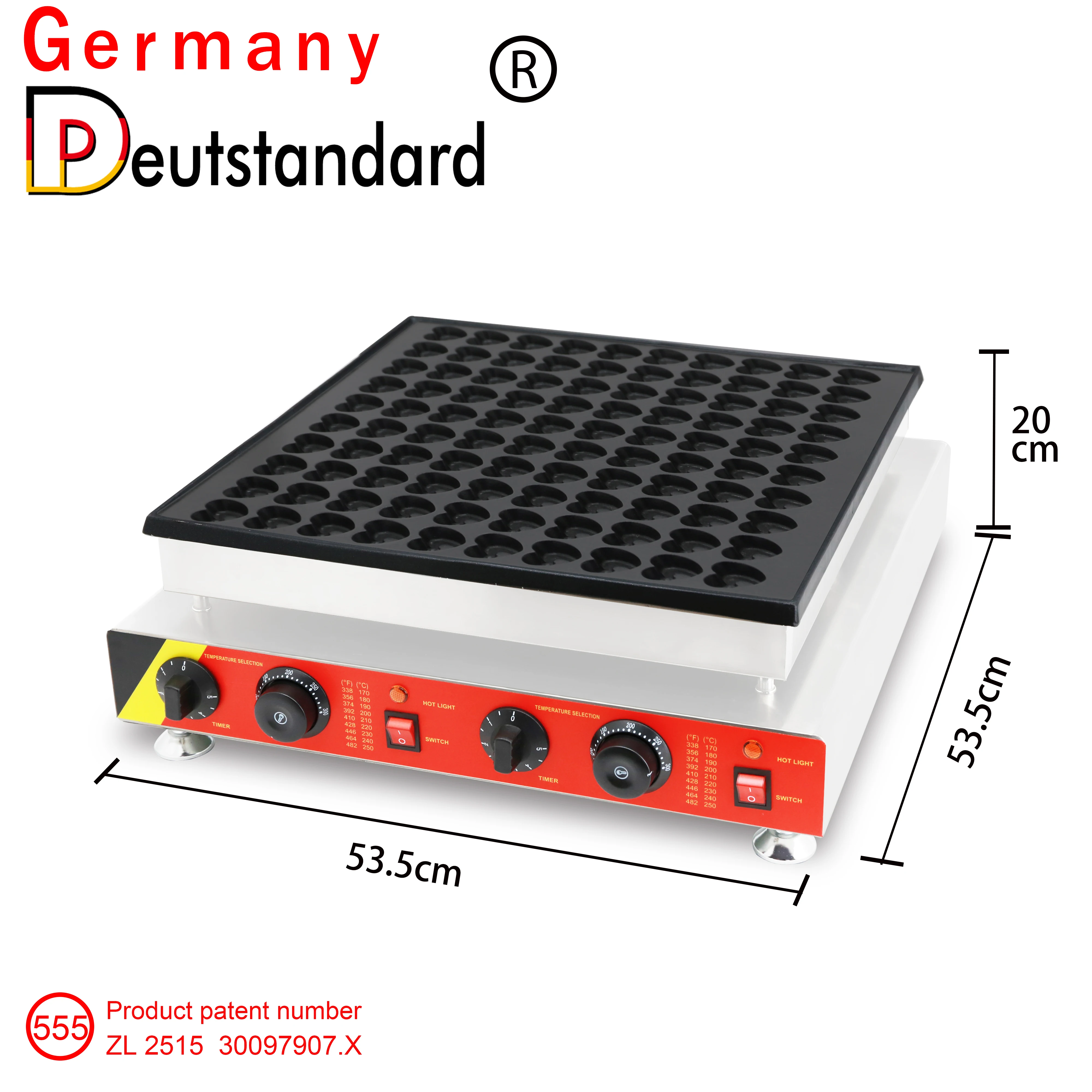 Elektryczne urządzenia do robienia poffertjesów i naleśników z 100 otworami, maszyny piekarnicze, grill do gofrów