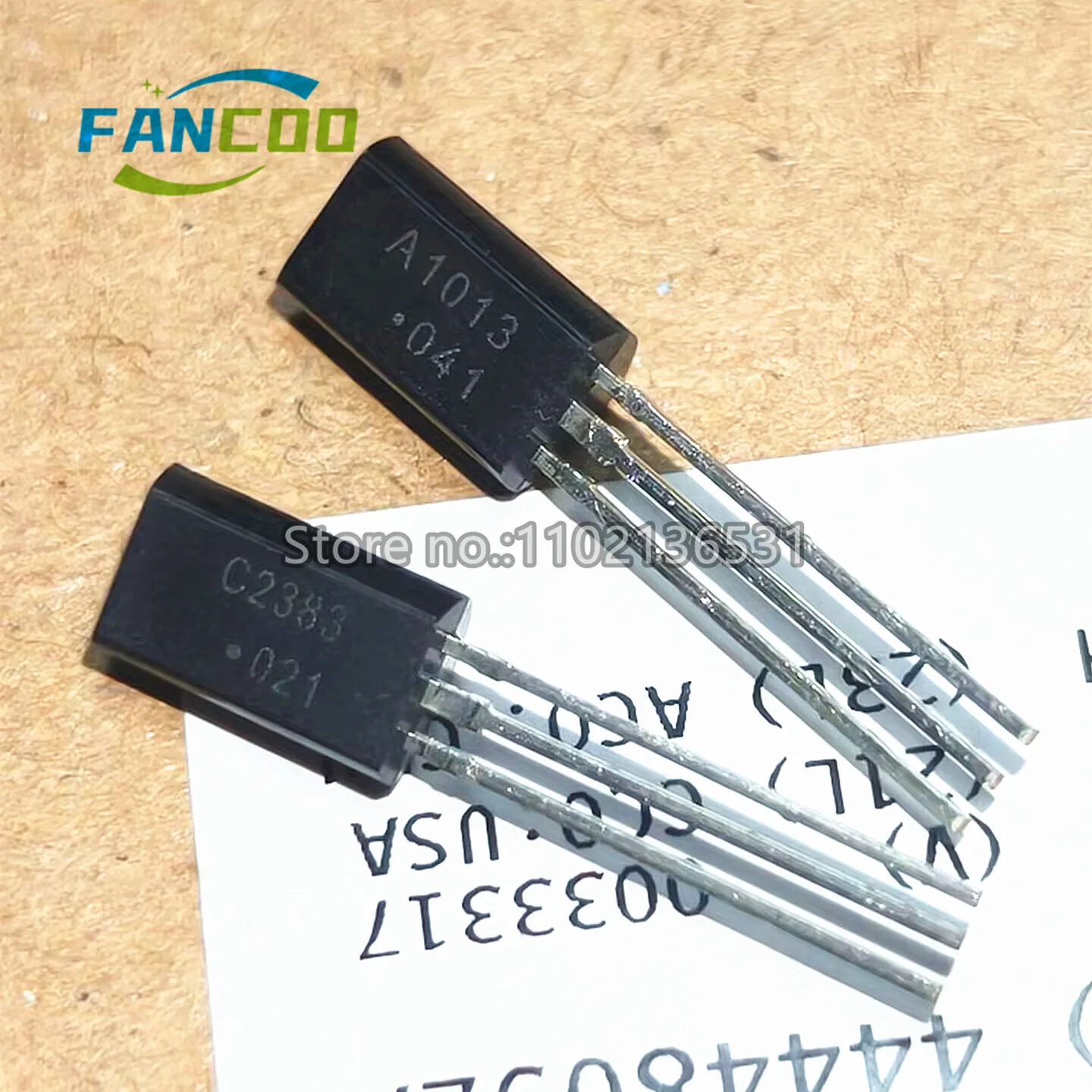 10PCS A1013 C2383 TO-92L HFE 160-320 2SA1013-Y 2SC2383-Y A1013Y C2383Y NPN PNP Transistor Original NEW Copper Feet
