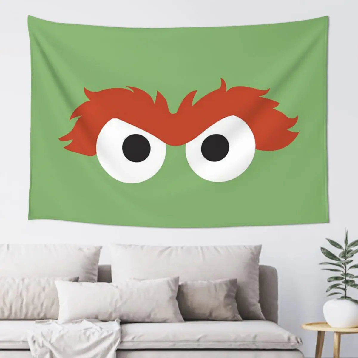 Sesame Street Tapestry Hippie Wall Hanging Aesthetic Home Decor Tapestries for Living Room Bedroom Dorm Room