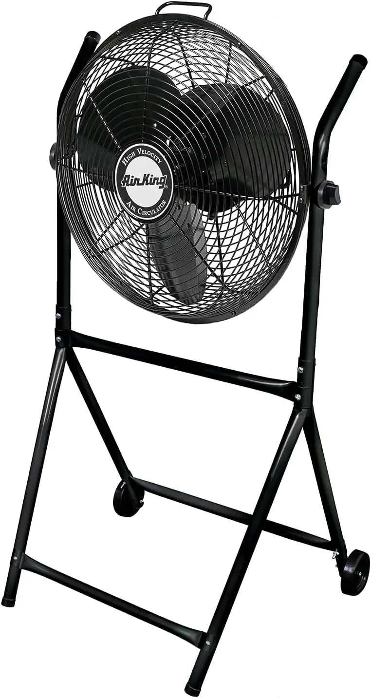 

9219 18-Inch Industrial Grade High Velocity Roll-About Stand with Fan,Black
