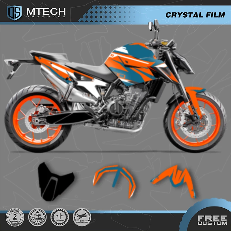 

DSMTECH Motorcycle Graphics Decal Stickers Kits For KTM 2018 2019 2020 2021 DUKE 18-21 DUKE 790 890 006
