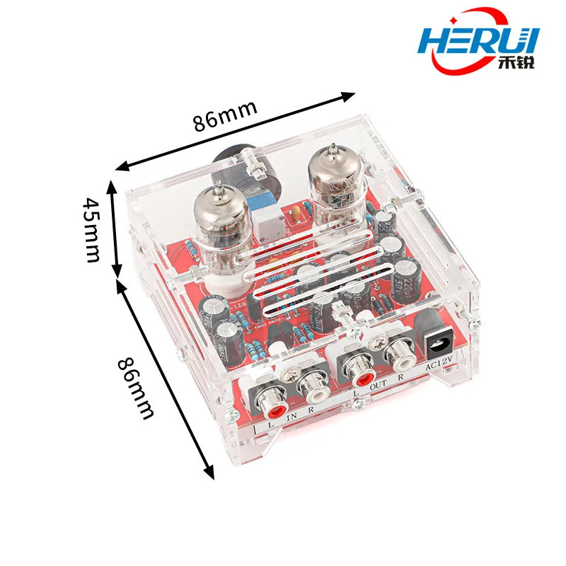 XH-A201 6J1 tube machine front stage plate fever level HIFI Class A tone board power amplifier board module